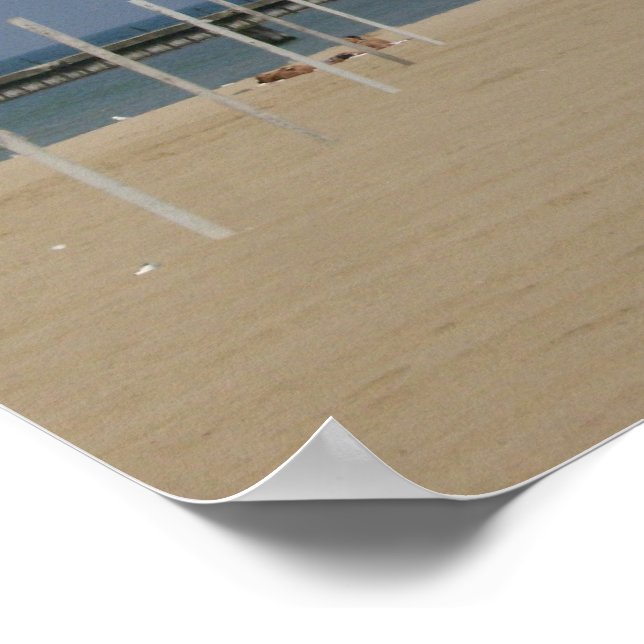 Lago MIchigan Beacon Poster (Borda)