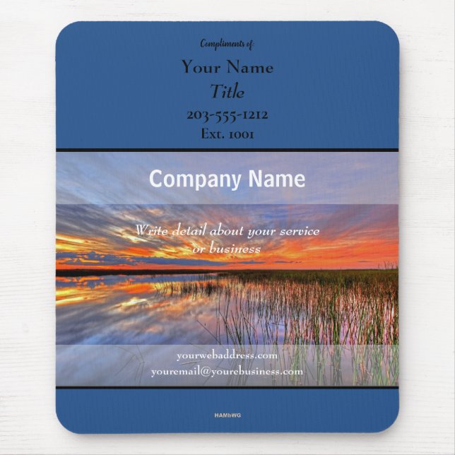 Lago Mousepad promocional - HAMbyWG (Frente)