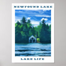 Lago Newfound - Poster Lake Life