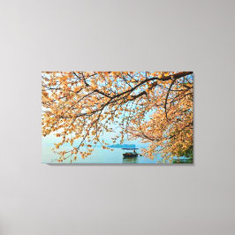 Lago Ocidental em Hangzhou, China - Canvas estendi