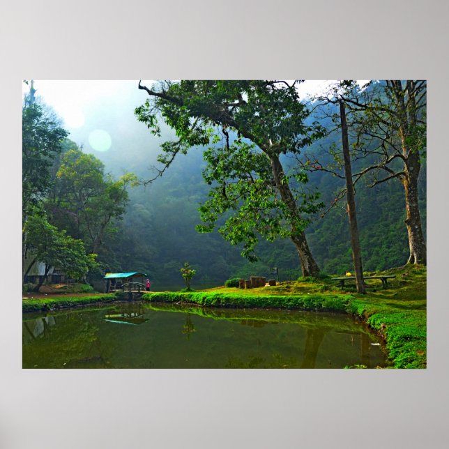 Lago - Paisagem Cityscape Nature Scenery Poster (Frente)