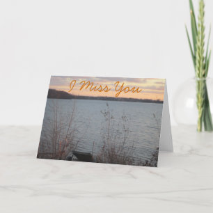 Lago Shore — Cartão "I Miss You"
