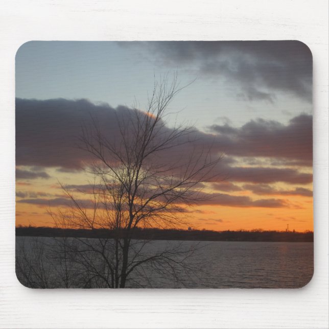 Lago Sunset Mousepad (Frente)