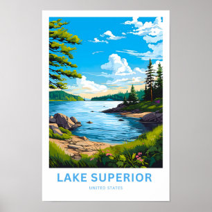 Lago Superior Estados Unidos Viagem Impressão