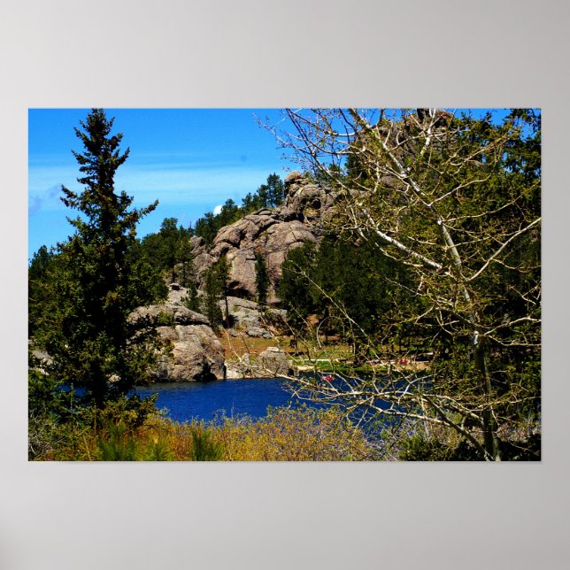 Lago Sylvan Poster da Dakota do Sul (Frente)