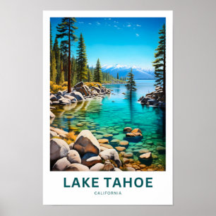 Lago Tahoe California Viagem Impressão