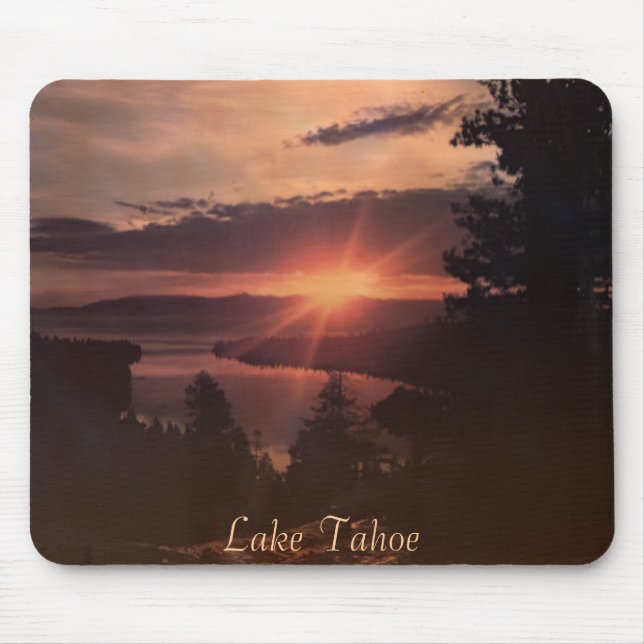 Lago Tahoe Sunrise Mousepad (Frente)