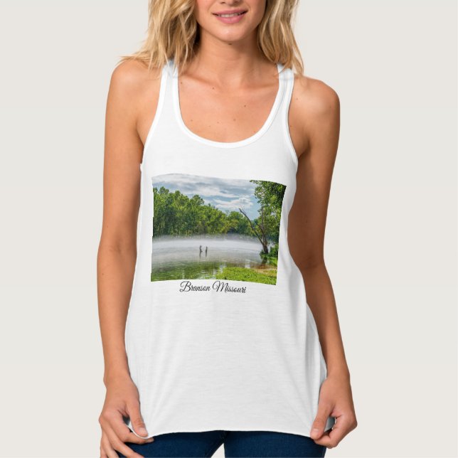 Lago Taneycomo Summer Fog Tank Top (Frente)