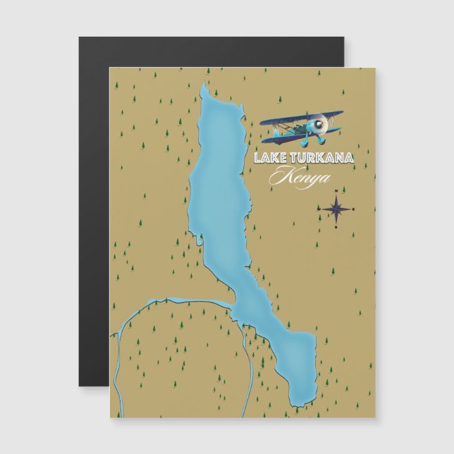 Lago Turkana Quênia (Frente/Verso)
