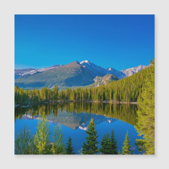 Lago Urso no Parque Nacional de Rocky Mountain (Frente)