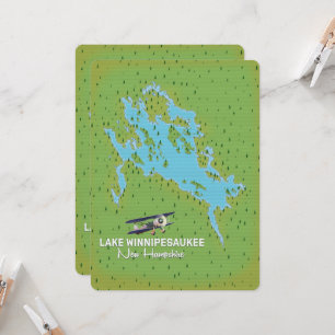 Lago Winnipesaukee New Hampshire poster de viagens