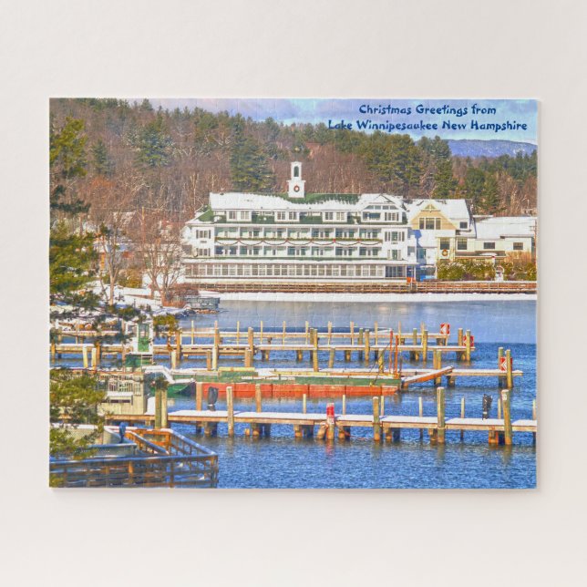 Lago Winnipesaukee New Hampshire. Quebra-cabeça (Horizontal)