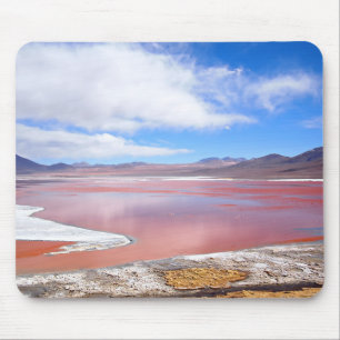 Lagoa vermelha, Laguna Colorada no mousepad de