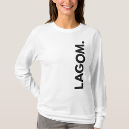LAGOM. Camiseta com Mangas Longas