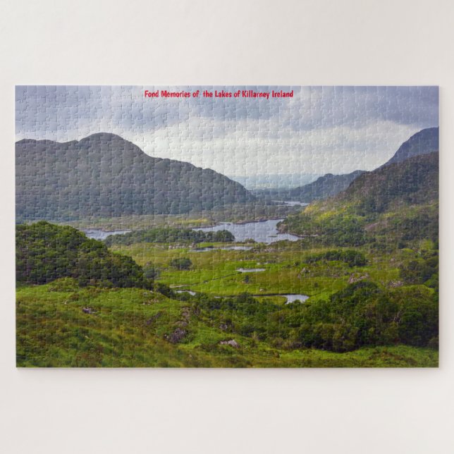 Lagos de Killarney. Quebra-cabeça do Parque Nacion (Horizontal)