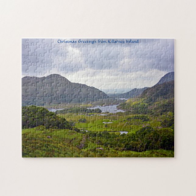 Lagos de Killarney. Quebra-cabeça do Parque Nacion (Horizontal)