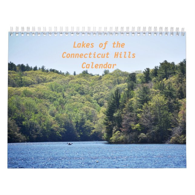 Lagos do calendário das colinas de Connecticut (Capa)
