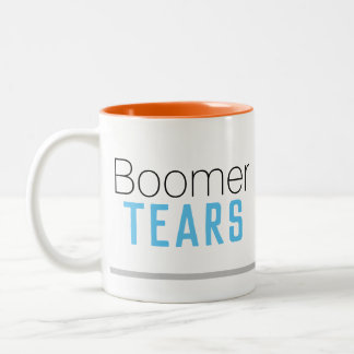 Lágrimas de Boomer - caneca de 2 tons (R-Handed)