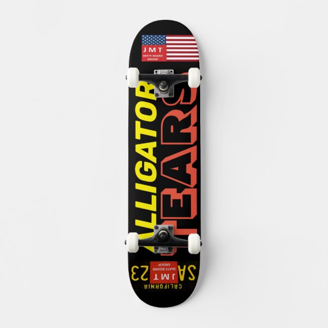 LÁGRIMAS DE JACARÉ Skateboard (Frente)