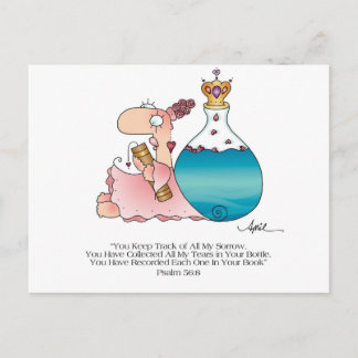 LÁGRIMAS EM UMA GARRAFA Cartão postal por April Mc