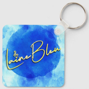 Laine Bleu Logotipo Chaveiro