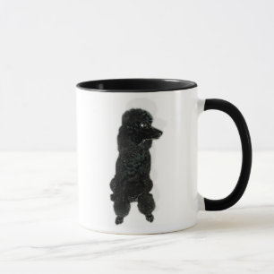 Lait de au de café francês da caniche da caneca