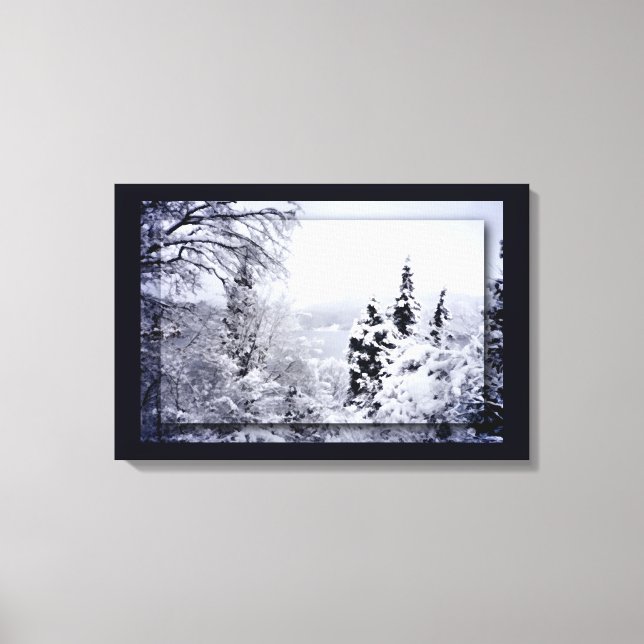 Lake Nojiri Canvas Print (Frente)