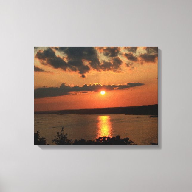 LAKE OZARK SUNSET CANVAS (Frente)