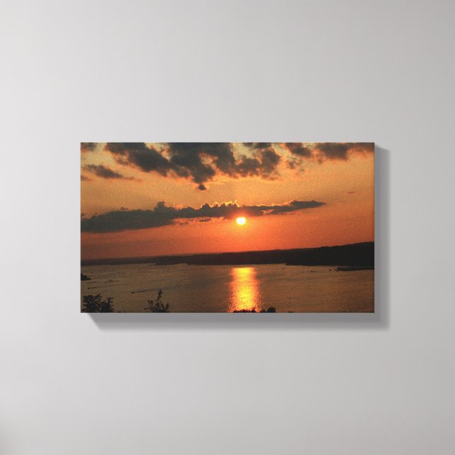 LAKE OZARK SUNSET CANVAS (Frente)