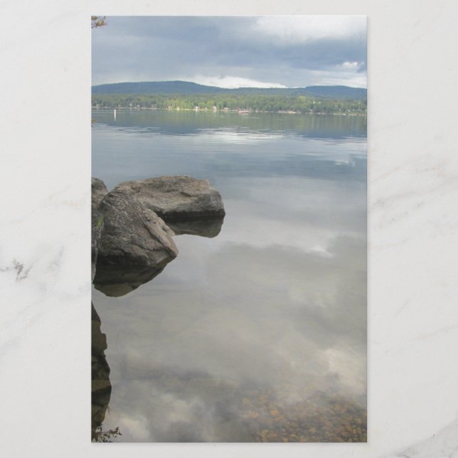 Lake Rocks Photo (Frente)
