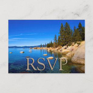 Lake Tahoe que Wedding RSVP
