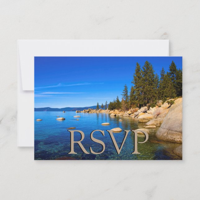 Lake Tahoe Wedding RSVP (Frente)