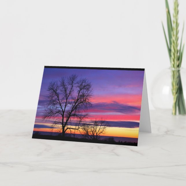 Lake Winnebago Sunset Qualquer Cartão De Ocasião (Frente)