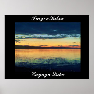 LAKES DEDO, poster DE LAGO CAYUGA