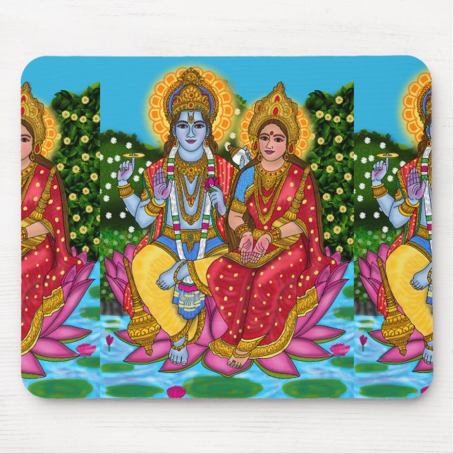 Lakshmi Narayan Mouse Pad (Frente)