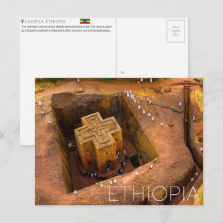 Lalibela, Etiópia Cartão Postal de Viagem
