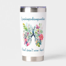 LAM Floral não significa frágil Tumbler Coffee Mug