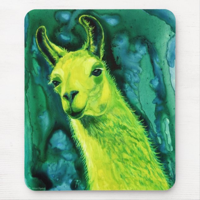 Lama Mousepad - de "lama Llemon-Llime " (Frente)