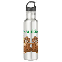 Lama tropical Garrafa de água de aço inoxidável