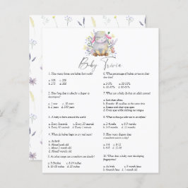 Lamb - Baby Trivia | Jogo Chá de fraldas