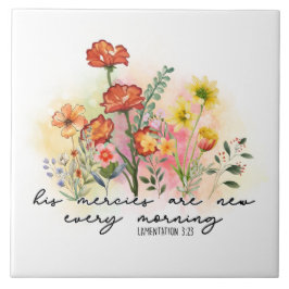 Lamentações 3:23 Seus Compaixões Novamente Todas A