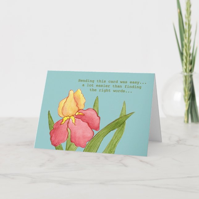 Lamentamos o seu cartão de perda (Frente)