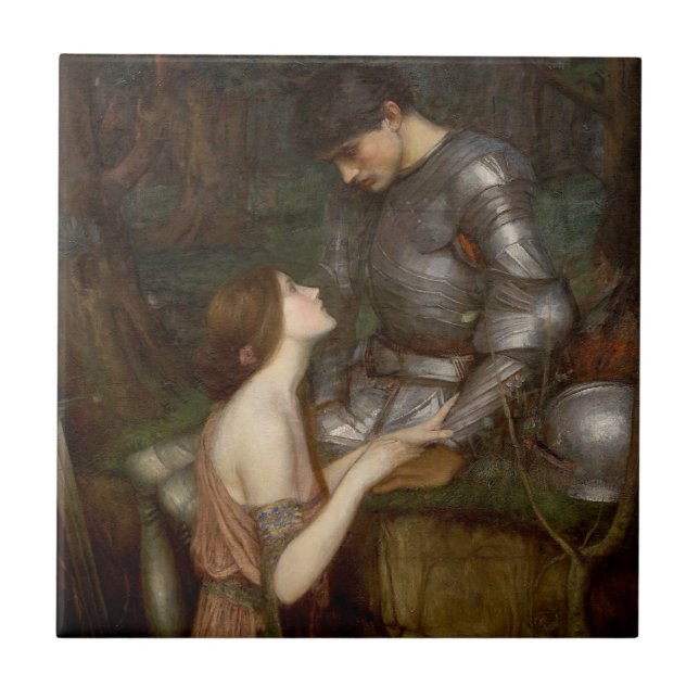 Lamia e o Soldado de John William Waterhouse (Frente)