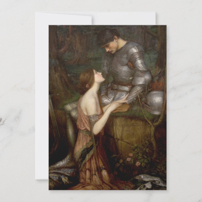 Lamia e o Soldado por John William Waterhouse (Frente)