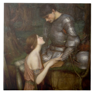 Lamia e o Soldier (por John William Waterhouse)
