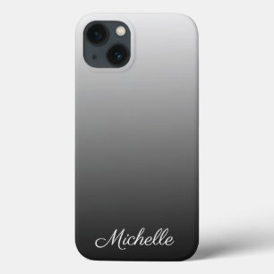 Lâminas negras de gradiente personalizado ombre da