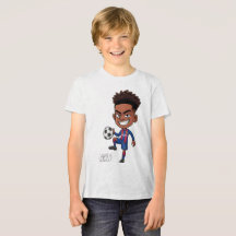 Lamine Yamal - Camisa de desenho animado em estrel
