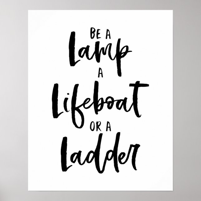 Lamp Lifeboat Ladder Poster (Frente)