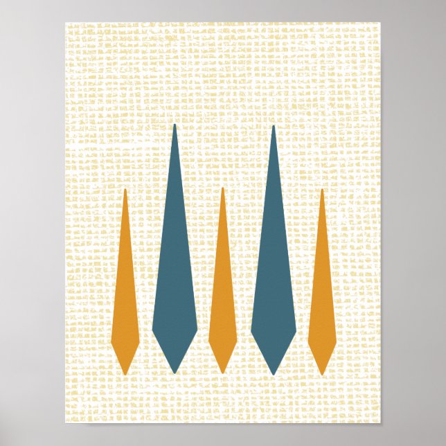 Lamp Meio século Moderno Poster Retroativo (Frente)