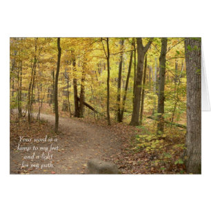 "Lâmpada cartão aos meus pés"